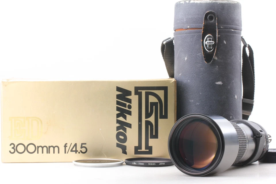 [MINT / Case & Box] Nikon Ai Nikkor 300mm f/4.5 ED MF Lens  From JAPAN - Image 1 of 4