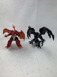 Bakugan Battle Planet Dragonoid Deluxe & Nillious Action Figures lot of 2 - Picture 1 of 12