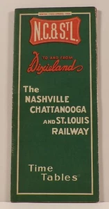 Winter 1953-Spring 1954 The Nashville Chattanooga & St Louis Railway Time Tables - Picture 1 of 2