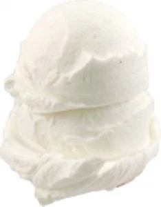 Display Faux Food Prop Vanilla Double Ice Cream Scoop New - Picture 1 of 1