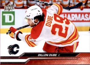 2023-24 Upper Deck Series 1 #24 Dillon Dube Calgary Flames