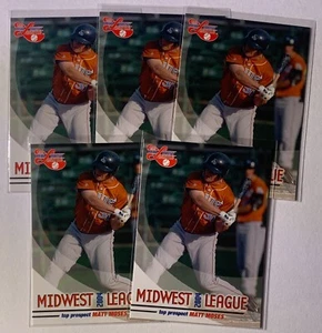 Lote de 5 cartas de Matt Moses 2004 Grandstand Midwest League Top Prospects - Imagen 1 de 1