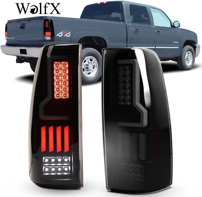 Repuesto de luces traseras LED para GMC Sierra Chevy Silverado 1500 2500 1999-2002 Foto 1 de 4