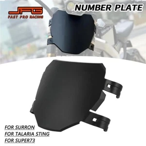 Placa de número ODI DH - MTB/Sur-Ron - negra - Imagen 1 de 6