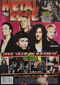Metal Edge Magazine 1998 Year In Review Black Sabbath King's X Kiss March 1999 - Picture 1 of 4