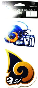 St. Louis Rams Set of 2 Die Cut Decals - Picture 1 of 1