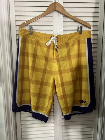 Nike 6.0 LA Board Shorts Lakers Mens 36 Cover
