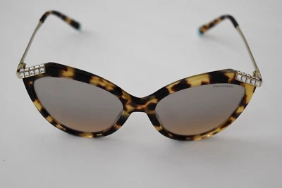 Tiffany & Co. Havana Yellow Gold Crystals TF4173-B 8064/3D 55-17-140 Sunglasses - Image 1 of 4
