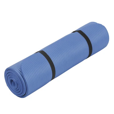 Gymnastikmatte Yogamatte 190x60x1 cm Blau Sportmatte Fitnessmatte Pilates Matte