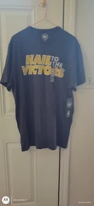Michigan Wolverines Blue '47 Hail the Victors Medum SS T-Shirt New w/Tag - Picture 1 of 3