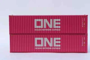 N Scale JTC #405174 ONE (ONEU) 40' High Cube Corrugated Containers - Picture 1 of 1