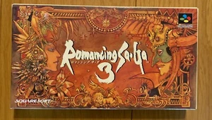 Romancing Saga 3 Super Famicom Japan Squaresoft Nintendo 1995 New Unopened - Picture 1 of 7