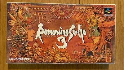 NEW Romancing Saga 3 Super Famicom Japan Squaresoft Nintendo 1995 - Image 1 of 4