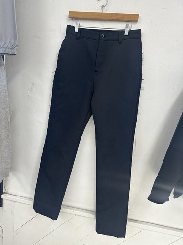 Sacai Pantalone Abito Uomo Frange Blu 16 01074M Made In Japan Taglia 1 Raro Colore 940