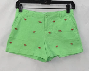 Polo Ralph Lauren Big Girls Size 12 Espadrille Cotton Chino Shorts, Green, NwT - Picture 1 of 8