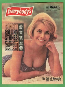 #E. EVERYBODYS MAGAZINE 6th April, 1966 - THE ROLLING STONES - Bild 1 von 2
