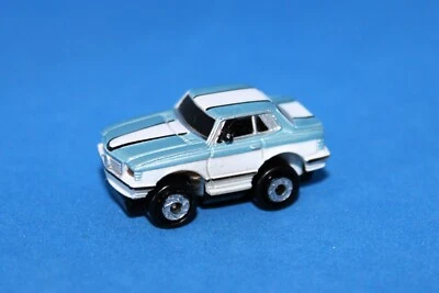 Vintage Micro Machines Mercedes-Benz 450SLC Micro Lights 1989 Galoob Blue/White - Image 1 of 4