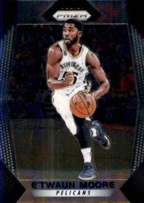 2017-18 Panini Prizm #128 E'Twaun Moore NM-MT Pelicans - Image 1 of 2