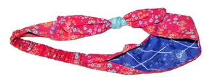 MATiLDA JANE Fall 2015 Friends Forever Karen red floral bow headband stretchy OS - Picture 1 of 5