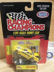 Racing Champions 1/64 diecast NHRA Moon Eyes Kenji Okazaki coche divertido 1996 NP - Imagen 1 de 6