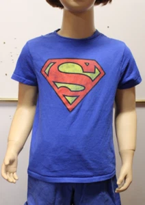 Boys Superman T-shirt Size XS Short Sleeve Color Dark Sky Blue - Picture 1 of 9