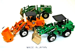 GRIP ZECHIN 3 x CATERPILLAR CAT 920 WHEEL-LOADER & SNOW PLOW's Made in Japan - Picture 1 of 12