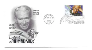 3905 37c Yip Harburg Artcraft FDC - Imagen 1 de 1