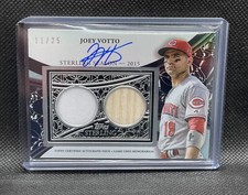 2023 Topps Sterling Joey Votto Game Used Bat Jersey Memorabilia Auto /25 Reds