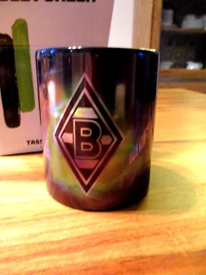 VFL BORUSSIA M'GLADBACH VfL Borussia Mönchengladbach Tasse Kaffeebecher "Metallic"