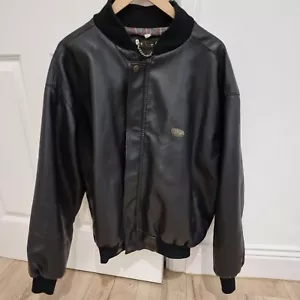 Authentic Alta Moda V Designer Italian Leather Jacket Size XL - Picture 1 of 5