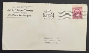 Okanogan, Washington small commercial cover Posted Oct. 13, 1939 - Cle Elum, WA - Imagen 1 de 1