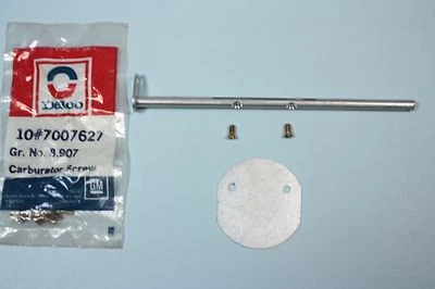 1962 Chevrolet Corvette Fuel Injection Choke Shaft, Butterfly, & screws 62 1m Foto 1 de 4