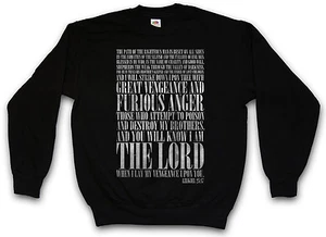 EZEQUIEL 25:17 SUDADERA SUÉTER JERSEY - Pulp Fiction Vincent Vega Película - Imagen 1 de 2