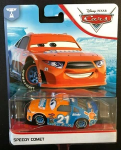 CARS 3 - SPEEDY COMET racer BLINKR TEAM - Mattel Disney Pixar - Foto 1 di 1