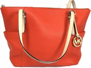 Bolso de hombro Michael Kors Jet Set East West de cuero con cremallera superior 35T4GTTT8M - Imagen 1 de 4