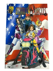 Atomik Angels #2 (1996) Crusade Comics Tucci Ellis Motocicleta Girl Team EE. UU. - Imagen 1 de 8