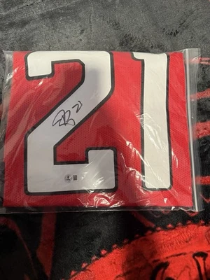 Camiseta deportiva personalizada autografiada por Patrick Peterson Beckett certificado de autenticidad Foto 1 de 3
