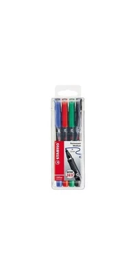 STABILO Folienstift ® OHPen universal 1mm farbig sortiert nicht dokumentenech... - Bild 1 von 2