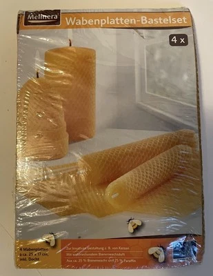 German Candle Making Kit Supplies, Beeswax DIY - Image 1 of 4