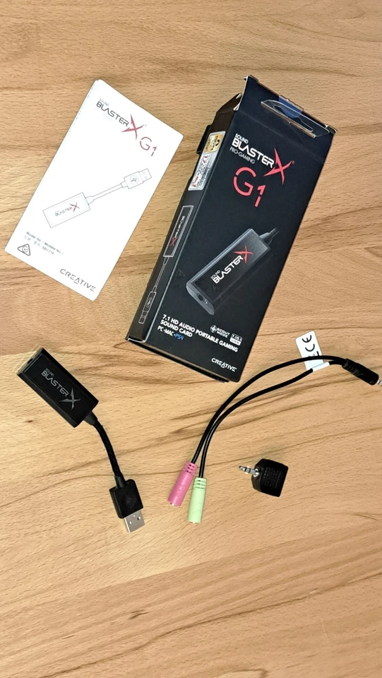 Creative Soundblaster X pro gaming G1 - externe usb soundkarte - Bild 1 von 4