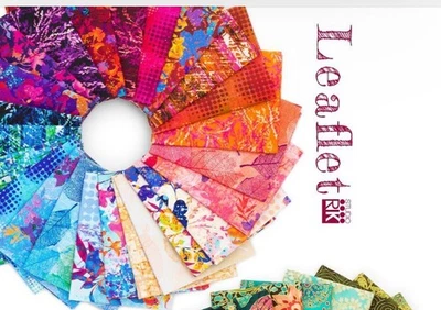 Robert Kaufman LEAFLET 10" Square Layer Cake 42 Pieces NEW - Image 1 of 4