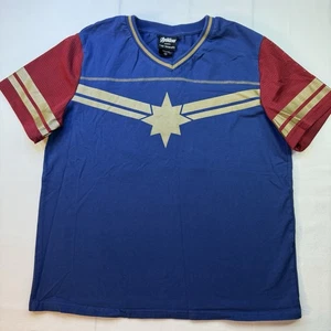 Marvel Avengers by Her Universe Captain Marvel 19 Jersey T-Shirt Damen Gr. Small - Bild 1 von 14