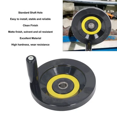 16 X 160 Mm Drehmaschinen-Handrad Mit Griff Geriffelte Rückseite Handrad Für Frä - Bild 1 von 4