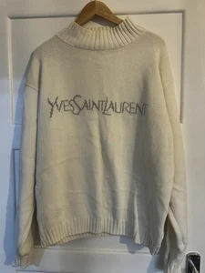Yves Saint Laurent Vintage Knitted Jumper Size XL - Picture 1 of 2