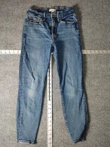 Good American Jeans Size 4/27 High Rise Straight Leg - Picture 1 of 3