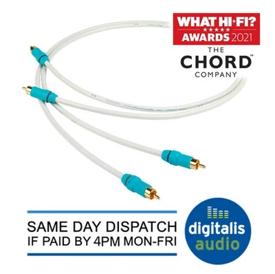 Chord C-line interconnect RCA to RCA Cable 0.5m 1m 2m Audio Lead Chord Company - Image 1 of 4