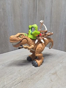 Imaginext T-Rex Dinosaur w/ ROARING SOUND 2014 Mattel Fisher Price TESTED WORKS - Picture 1 of 8