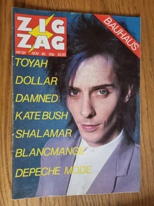 Zigzag No 131 November 1982 Skinheads Bauhaus Kate Bush Depeche Mode Glastonbury - Picture 1 of 6