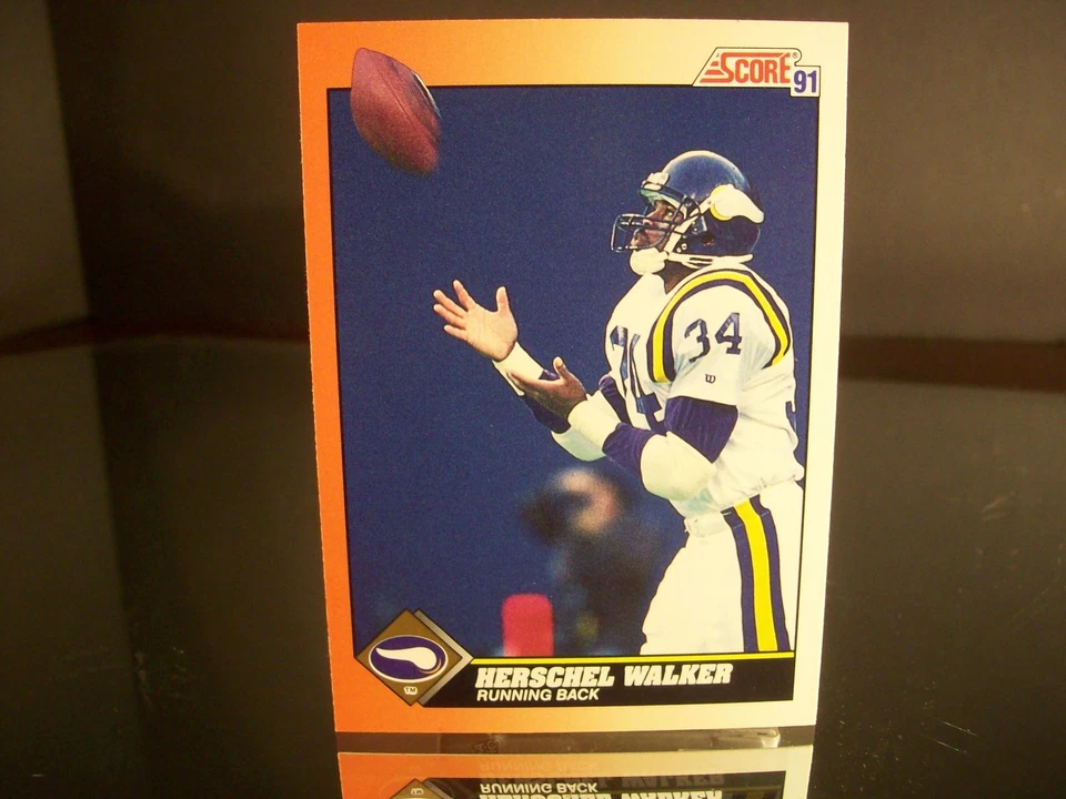 Rare Herschel Walker Score 1991 Card #348 Minnesita Vikings NFL Football - Image 1 of 1