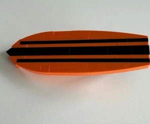LEGO TABLA DE SURF COLORES PERSONALIZADOS NARANJA NEGRO AÑADIR PARA SET #10279 NUEVO - Imagen 1 de 4